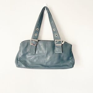 Teal Perlina Shoulder Bag